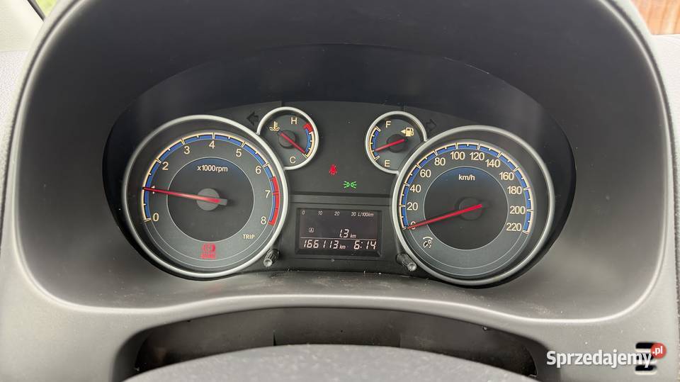 Fiat Sedici 16 benzyna 2009 Klima welurowa tapicerka Konin