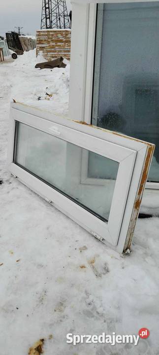 OKNA KacprzaK OKNO PCV 122X53 Używane Plastikowe Siedlce