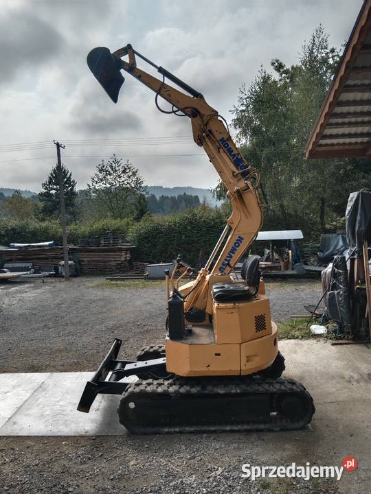 minikoparka komatsu 18l lamane ramie Rok produkcji 1995 śląskie Żywiec