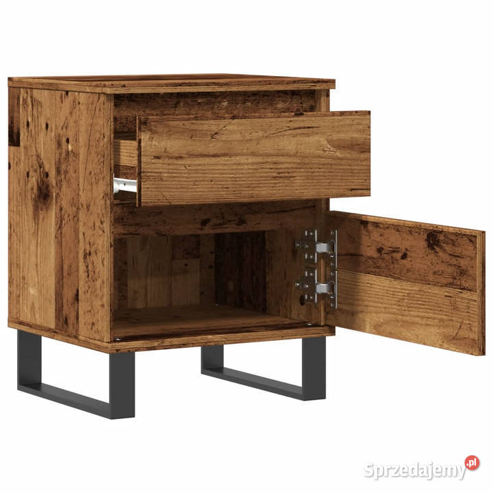 Szafka nocna stare drewno 40x35x50 materiał Warszawa sprzedam