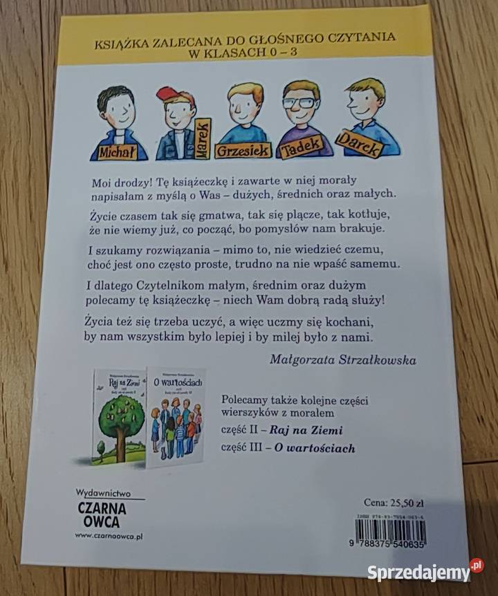 Książki dzieci z morałem x 4 Toruń sprzedam