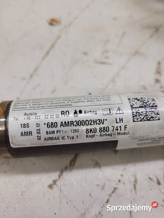 KURTYNA LEWA AUDI A4 B8 LIFT 8K0880741F ORYGINAŁ Przystajń
