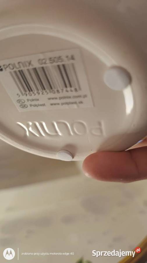 Kompozycja w wazoniku ceramicznym Polnix Ciechanów