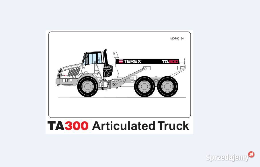 TEREX TA300 TA350 wozidło katalog części Pozostałe Kielce sprzedam