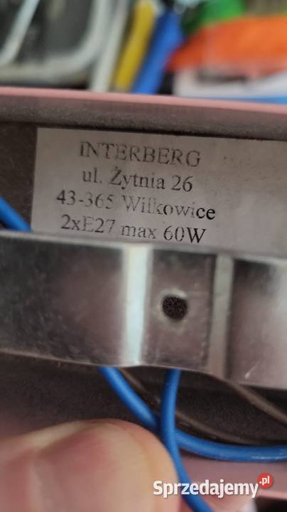 Unikatowa Lampa Interberg kinkiet do pokoju