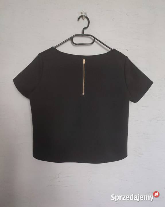 Bluzka czarna z suwakiem na tyle Radom