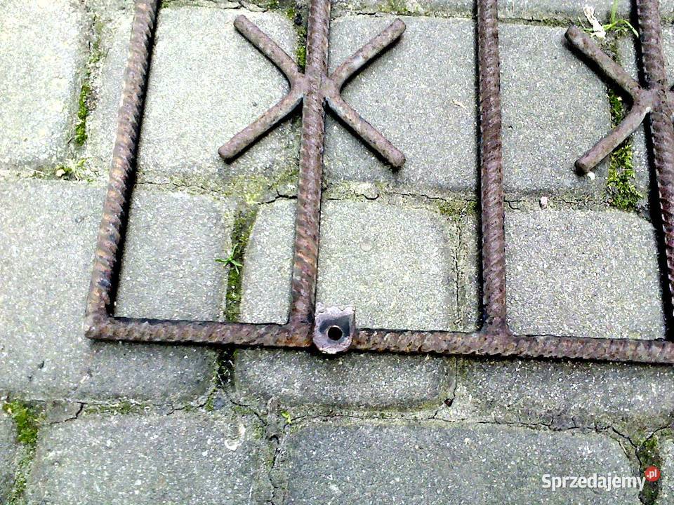 Kratka metalowa kuta piec kominek krata okno Zakopane