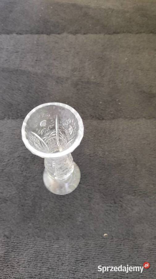 Wazonik z okresu PRL kryształowy Pozostałe Koronowo