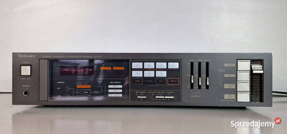 Amplituner technics SA150 SA 150 tuner radio Międzychód