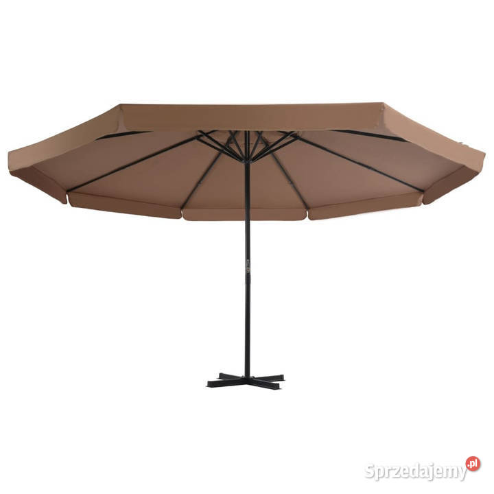 Parasol ogrodowy z przenośną podstawą taupe Warszawa