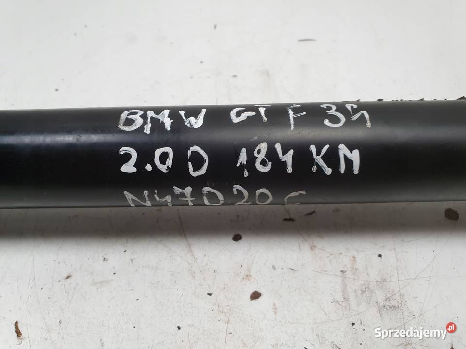 BMW 3GT F34 20 D WAŁ NAPĘDOWY PRZEDNI przód Rudka sprzedam