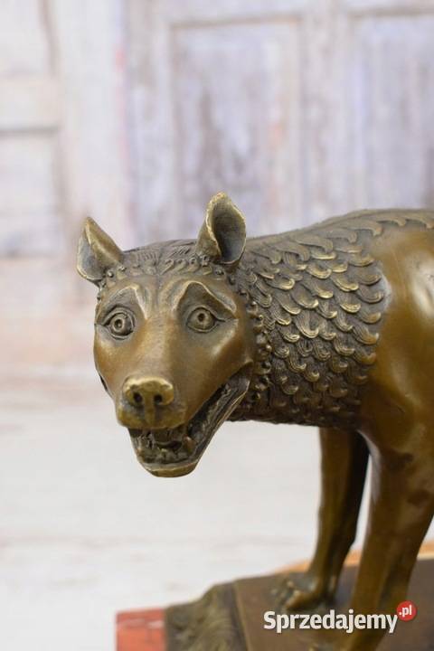 Wilczyca Kapitolińska Romulus i Remus Figura z Rzeźby i figury Dekoracje ogrodowe Kraków sprzedam