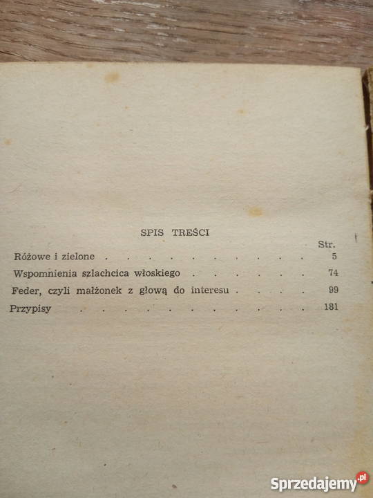 Różowe i zielone książka NOWA 1953r UNIKAT miękka śląskie