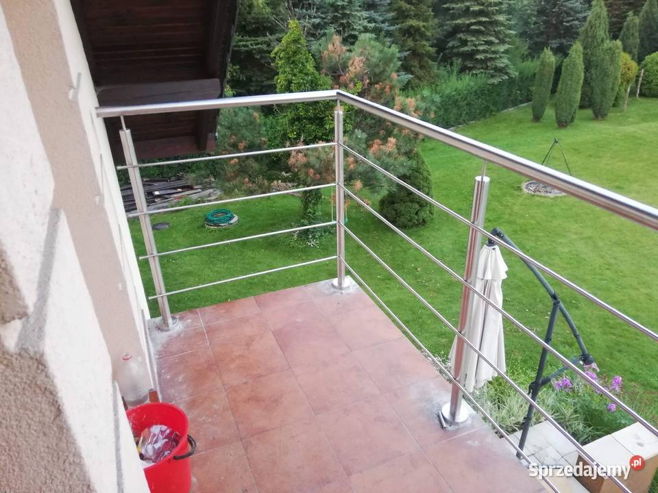 Balustrady ze stali nierdzewnej satyna Kielce