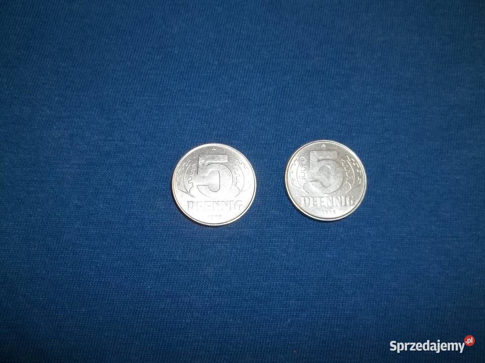 Monety niemieckieDDR 1958r do 1973rSztuk 23 Łódź