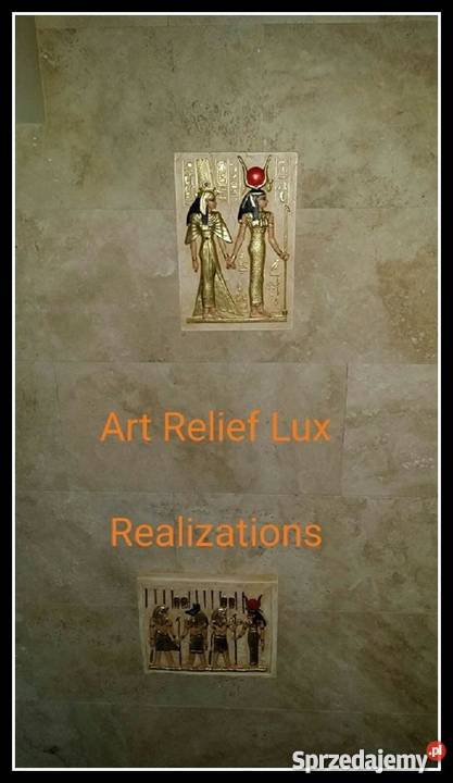 Płaskorzeźba Egipska grecka Sztukateria gipsowa Zielona Góra