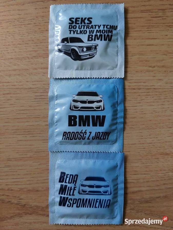 Prezerwatywy z nadrukiem BMW Radość z jazdy Gliwice