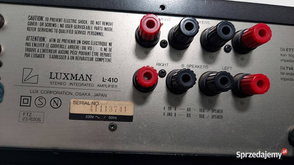 Wzmacniacz zintegrowany LUXMAN L410 Warszawa
