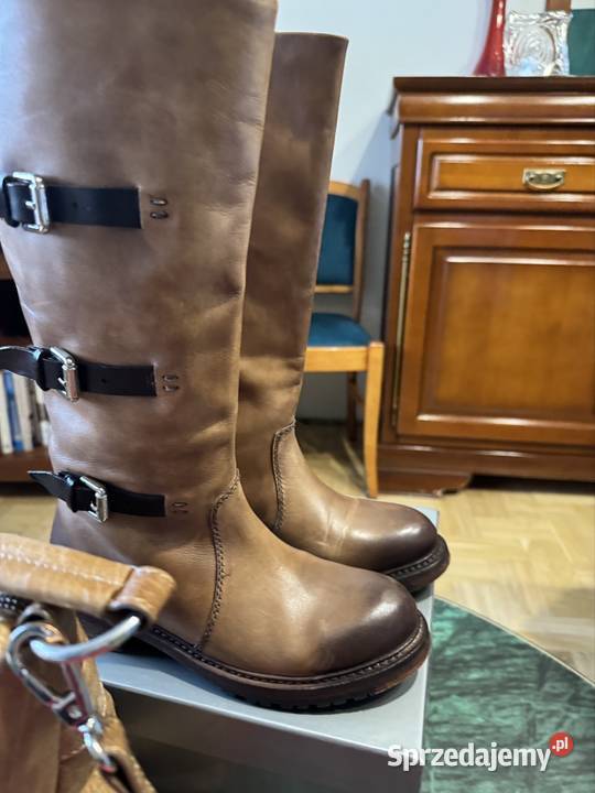 Komplet ze skóry naturalnej Venezia kozaki 37 i Pozostałe Częstochowa