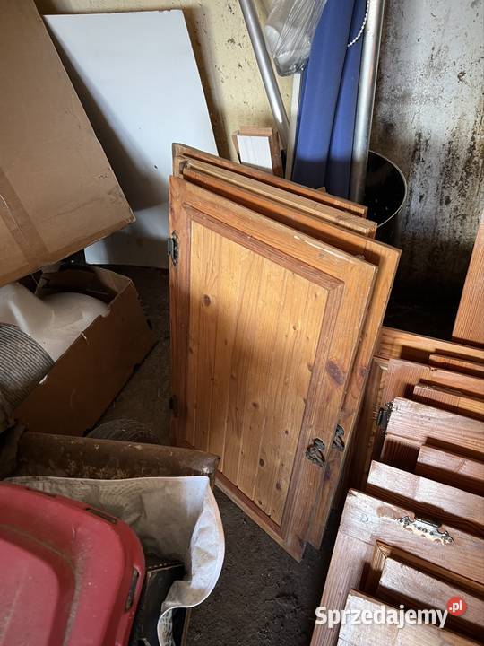 Dzwi i dzwiczki modrzew zabidowa loft Niechobrz sprzedam