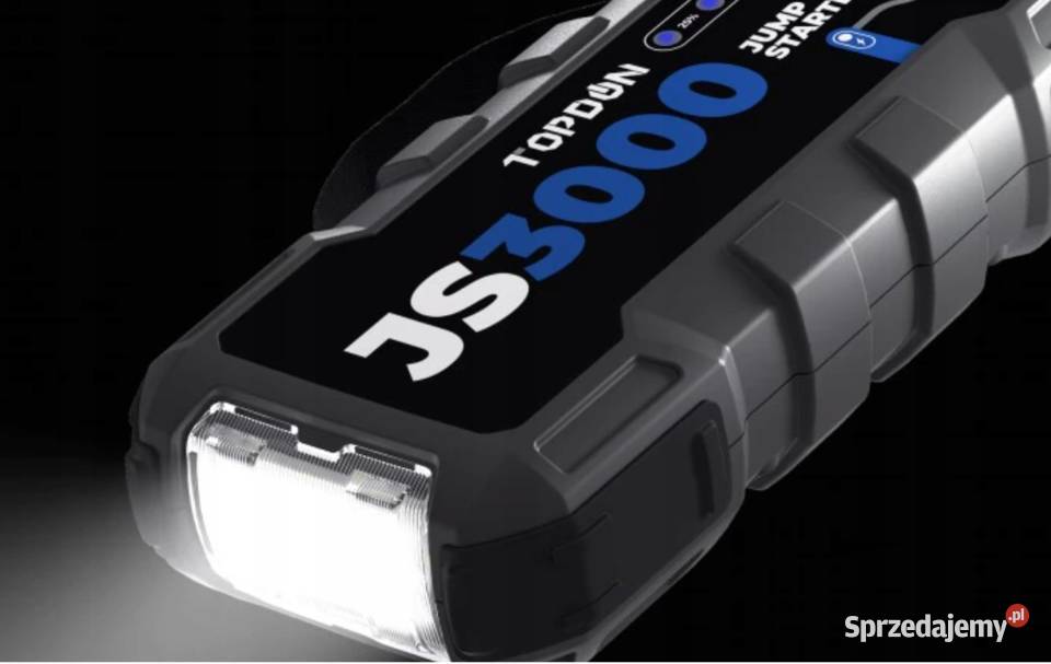 TOPDON JS3000 Jump starter rozruch 24000mAh Serwis akumulatora i zapłonu Gorzów Wielkopolski sprzedam