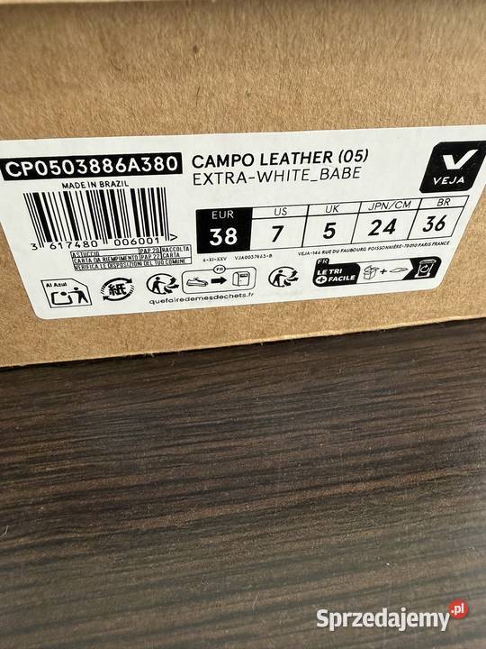 ButySneakersy Veja Campo Leather sprzedam