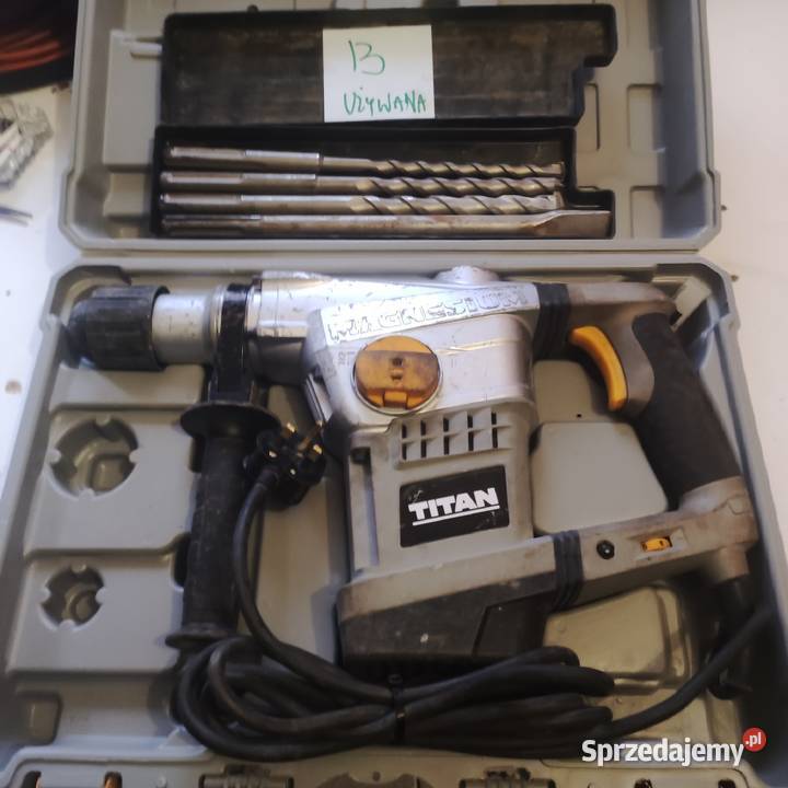 Młot udarowy SDS sieciowe Titan 10 J 1250 W 240 Zawiercie