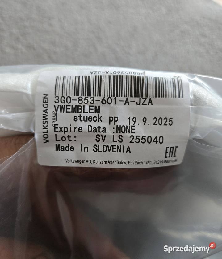 Sprzedam znaczek vw golf 75 Leszno sprzedam