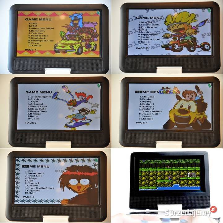 PRZENOŚNE DVD EKRAN 10 C TUNER TV DVBT2 USB GRY Białystok