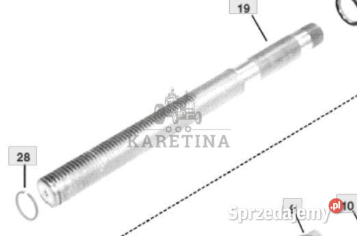 John Deere 7610 7710 Wał Napędowy Tylnej Osi 92 Jastrzębniki
