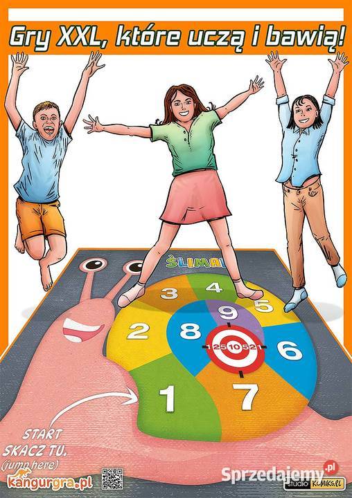 ŚLIMAK XXL KLASY gra podłogowa DZIECI do Warszawa