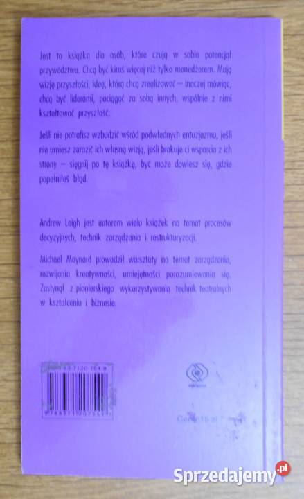 Andrew Leigh Michael Maynard Lider doskonały miękka Parczew