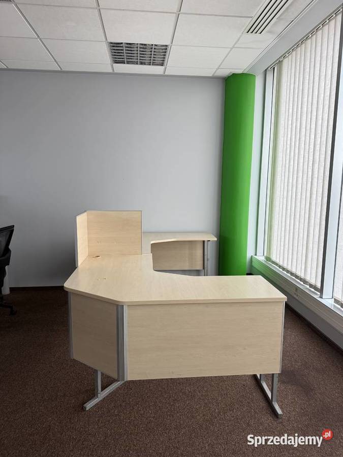 Biurka drewniane narożne biurowe Warszawa