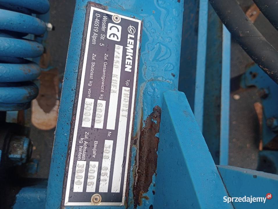 Lemken thorit 45m gruber ścierniskowy Kultywatory