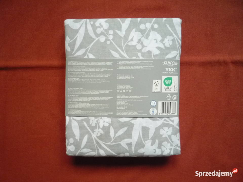 Smukee Nowa Szara pościel bawełniana 160x200 szary zachodniopomorskie