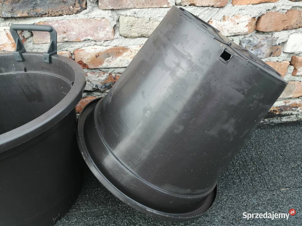 Doniczki 30 L z uchwytami 42 30L litrów Wysokie Siewierz sprzedam