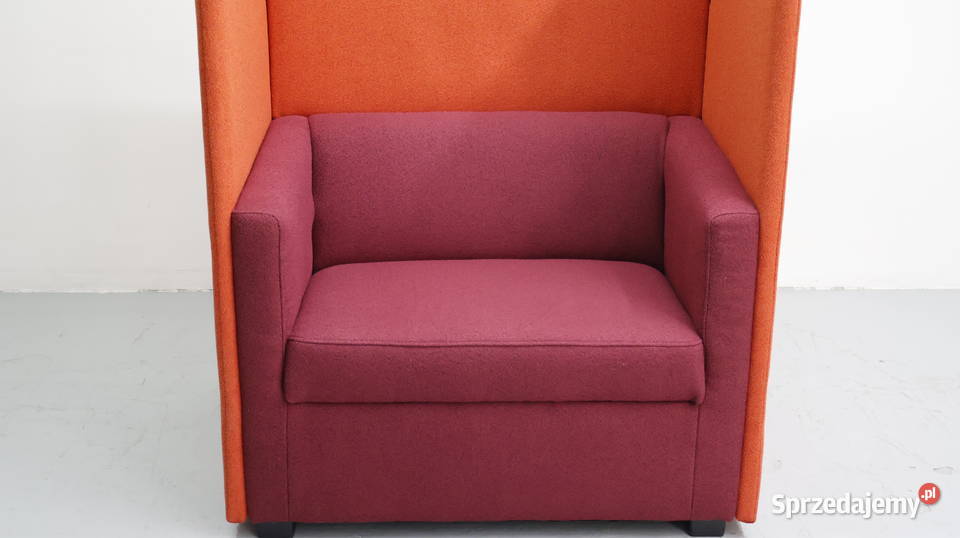 TNF WYGODNY FOTEL OKAZJA bordowa tkanina klubowy Poznań
