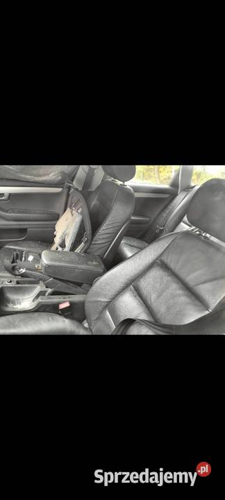Fotele skóra Audi a4 b7 sedan czarne kombi podkarpackie Rzeszów