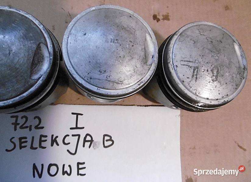 Tłoki silnika 116C selekcja B 722 Fiat 125 P blok silnika Ostrów Wielkopolski