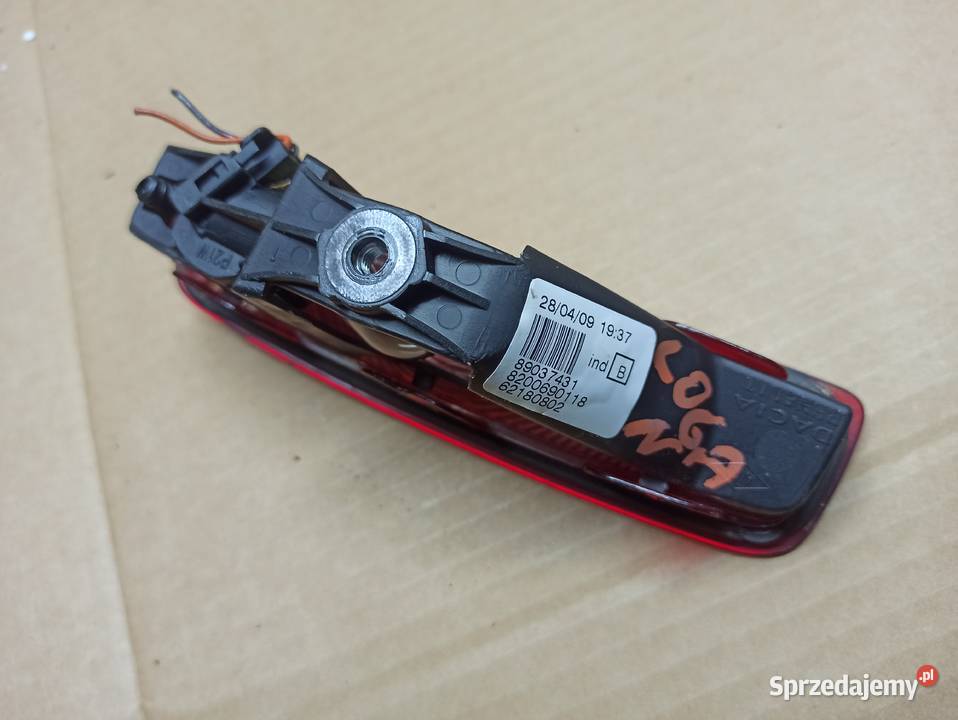 Dacia Dokker światło stop 89037431 8200690118 Bolesławiec