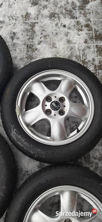 Alufelgi 4x100 15 koła z oponami zimowymi mini