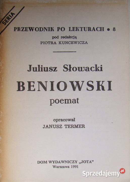 Przewodnik lekturach 8 tomików miękka Limanowa sprzedam