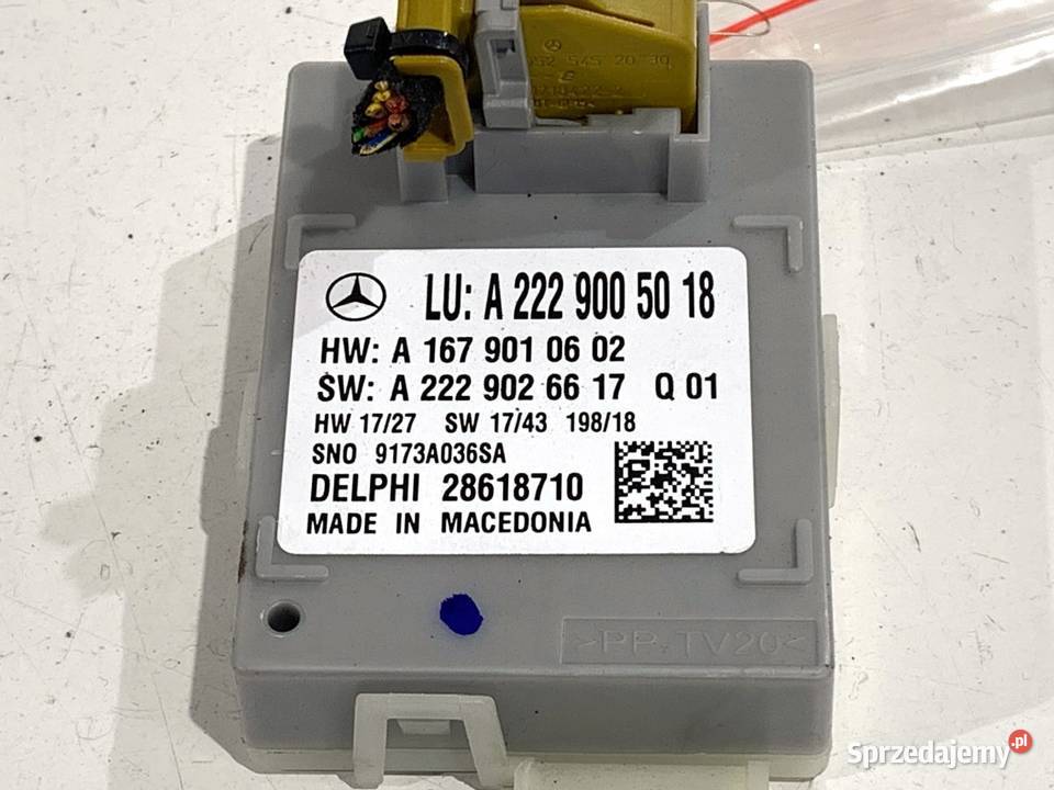 MODUŁ ŚWIATEŁ LCM MERCEDES CLS A1679010602