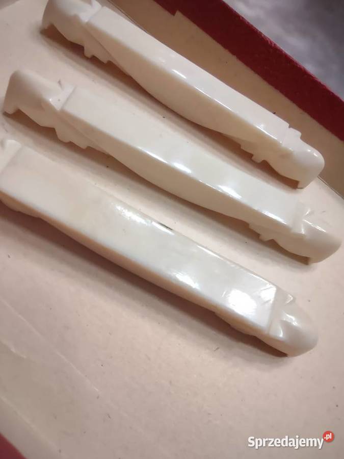 Antyk koziołki pod nóż kość szlachetna lata 20te