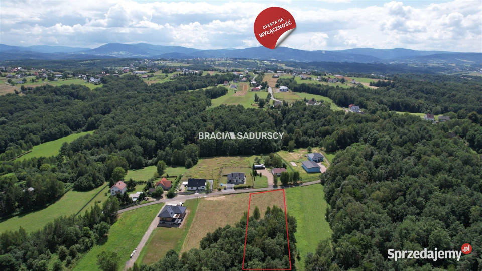 sprzedaży działki 5700m2 Siepraw