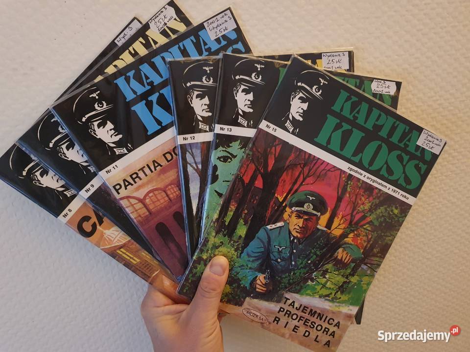 Kapitan Kloss 6 komiksów wydawnictwo Muza 2001 Komiksy Gdynia sprzedam