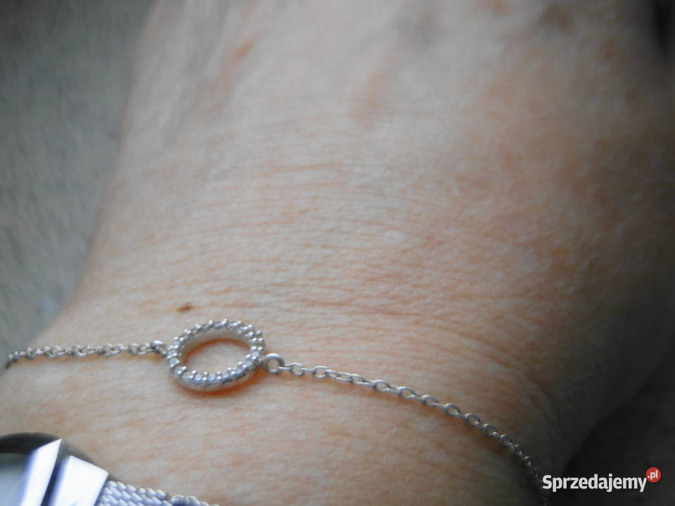 Śliczna bransoletka Fossil srebro 925 srebro Warszawa