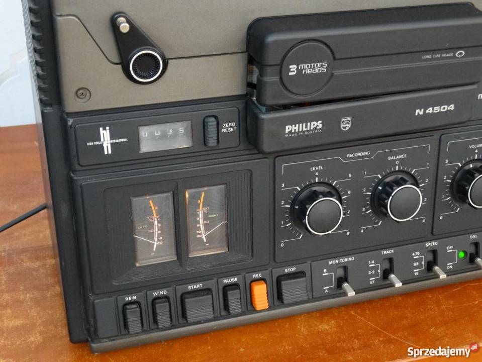 Magnetofon szpulowy Philips N4504 WYSYŁKA Jasło