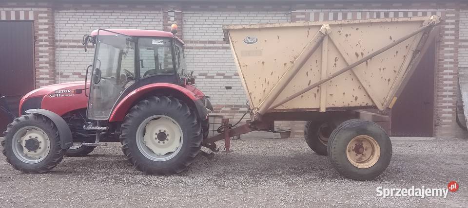 Przyczepa wywrotka jedno osiowa VICON HT 8000 Ługów