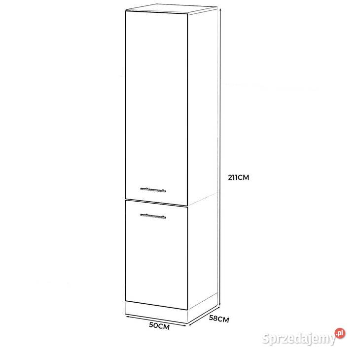 słupek kuchenny stojący 50 szafka nowoczesna 211cm Elbląg
